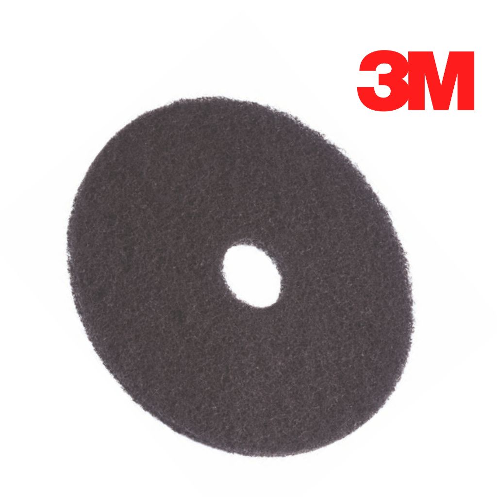 405mm Black Cleaning Pad (16") 3M