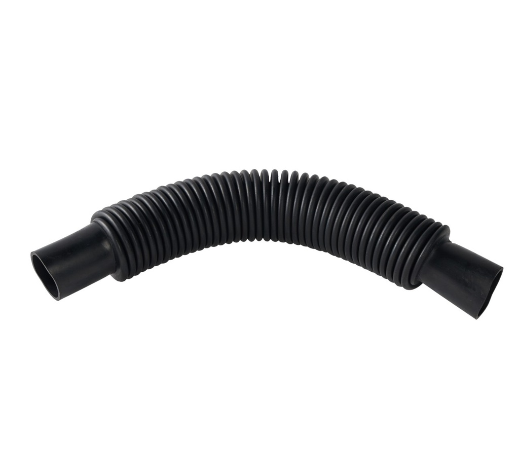Black EPDM Rubber Drain Hose - 1.5 OD x 1 ID x 10 in